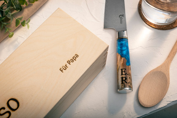 Personalisiertes Messer in Geschenkbox