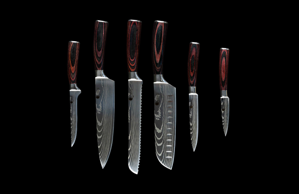 Messerset Classico - Qurve eine Marke von Calisso