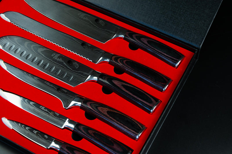 Messerset Classico - Qurve eine Marke von Calisso