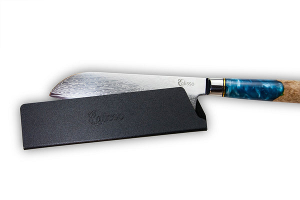 Klingenschutz mit Santoku Messer